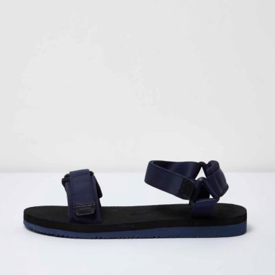 Navy blue hike sandals